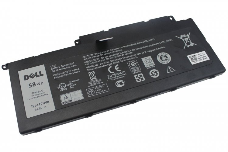 58Wh 4Cell Dell F7HVR Battery
