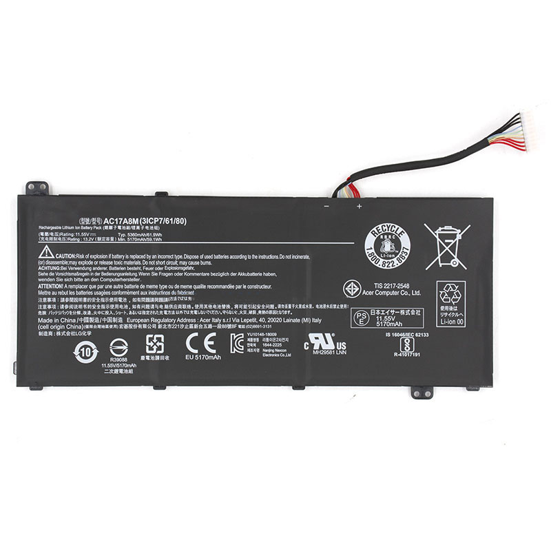 5360mAh 61.9Wh Battery Acer SP314-52
