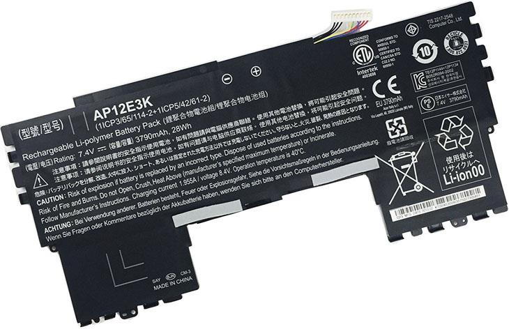 Original 3790mAh 28Wh Battery Acer AP12E3K