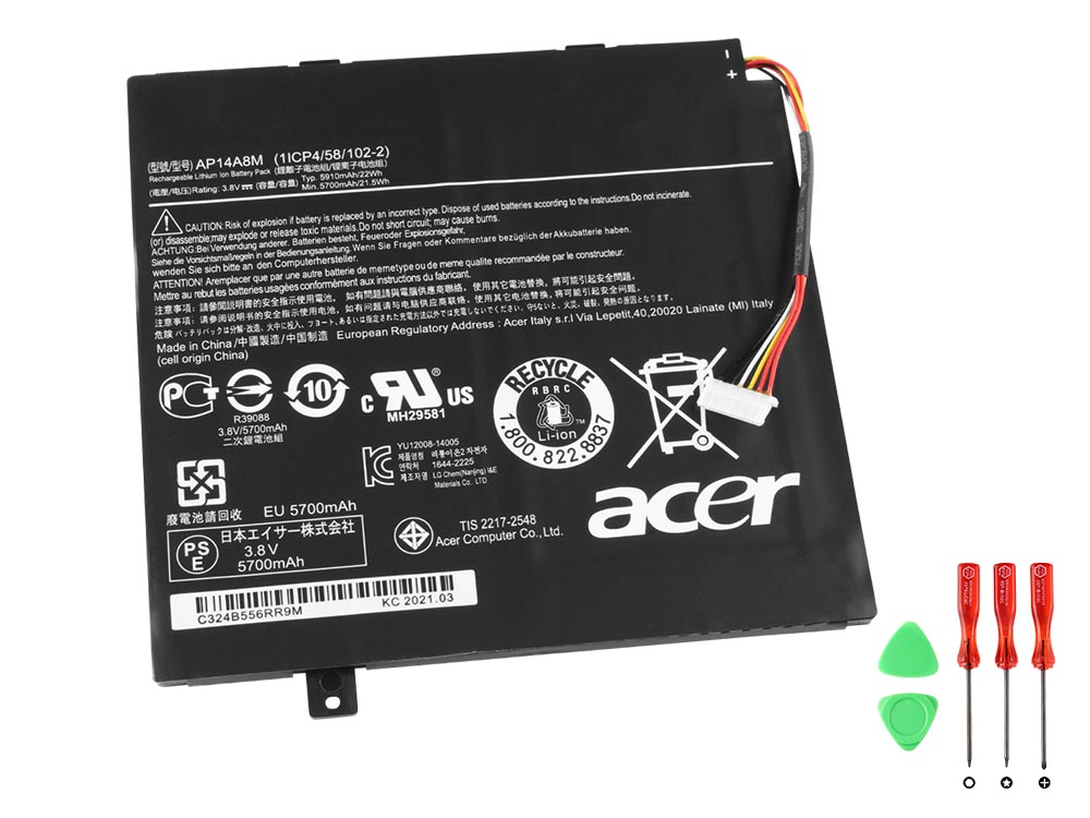 Original 22Wh Battery Acer Aspire Switch 10 SW5-012