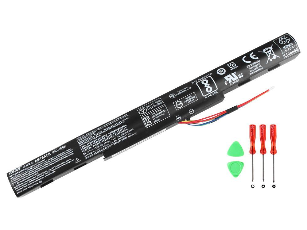 Original Acer Aspire E5-553 Battery 41.4Wh 2800mAh 4-Cell