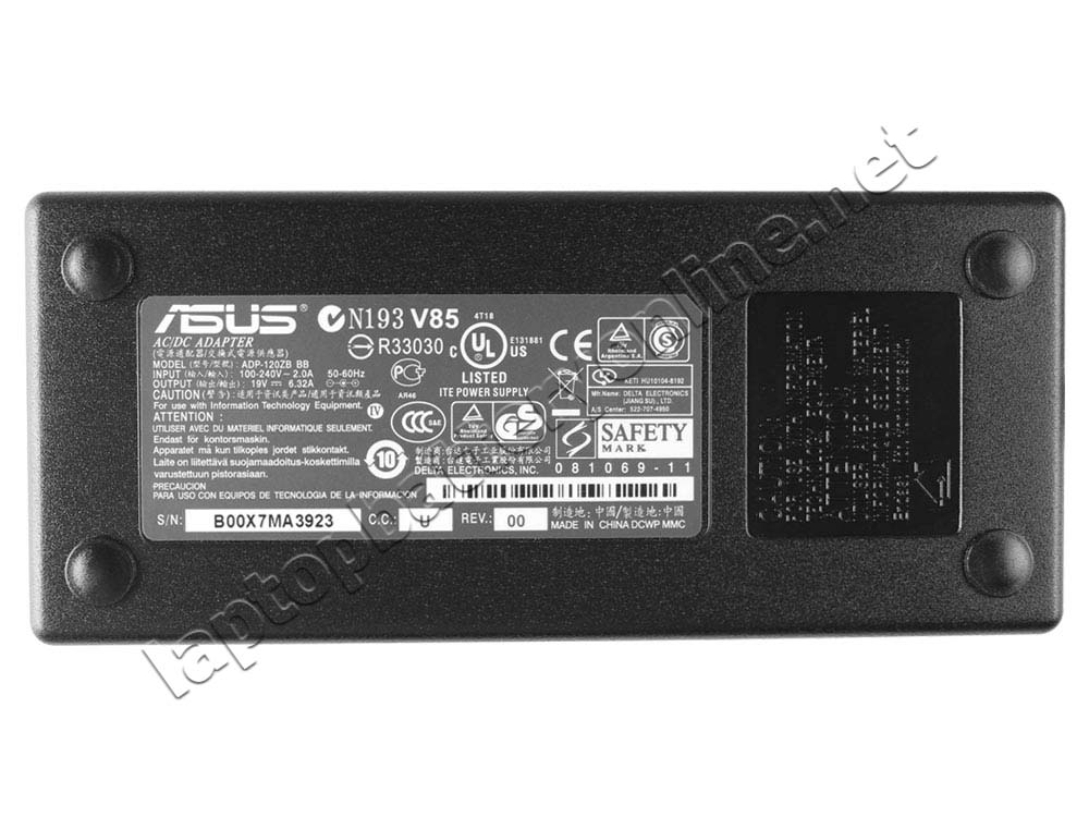 Original 120W Asus N76VZ-V2G-T1078V AC Adapter Charger Power Cord - Click Image to Close