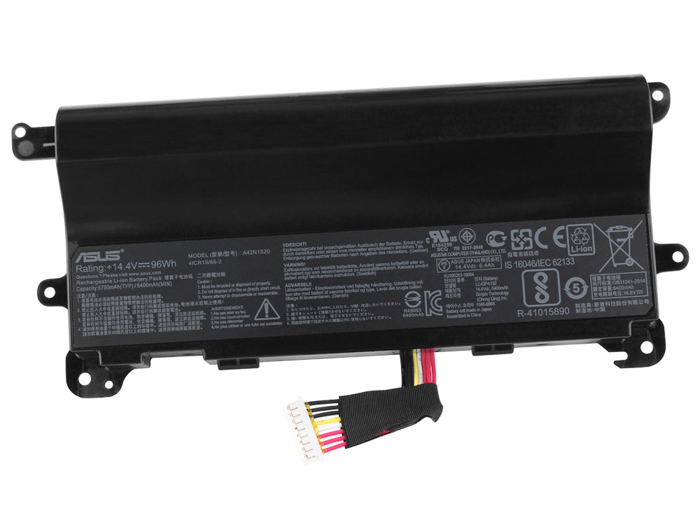 Original 96Wh 6400mAh 8 Cell Asus ROG G752VY-DH72 Battery