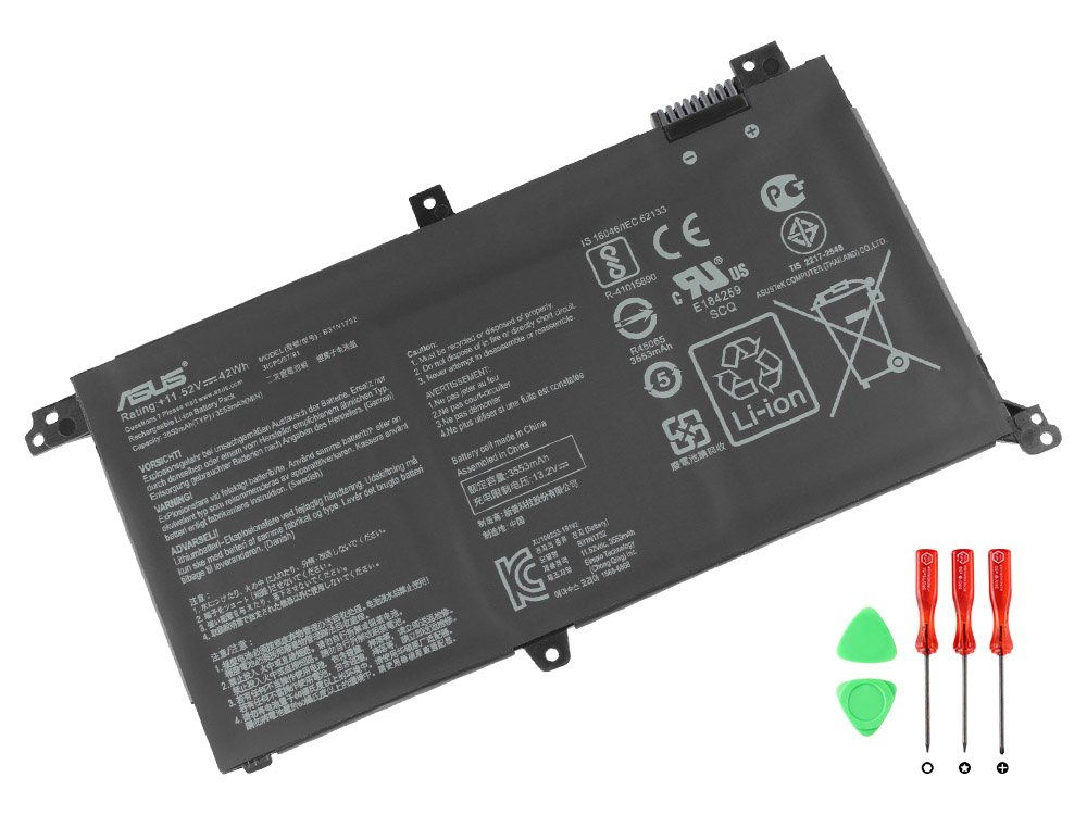 Original Asus K430FN Battery 42Wh 3653mAh