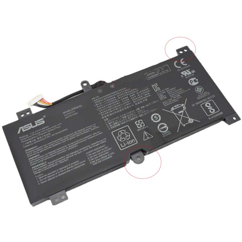 Original Battery Asus ROG Strix GL504GS-ES059T 66Wh 4335mAh