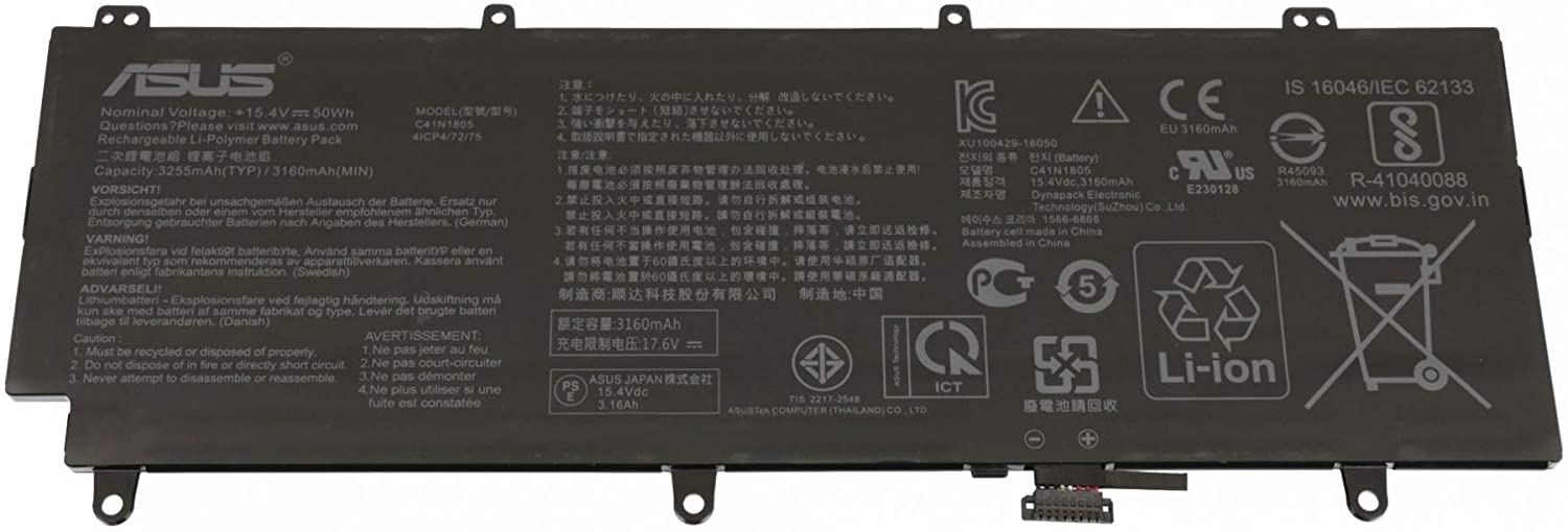 Original Battery Asus Zephyrus GX531GXR-ES016T 3255mAh 50Wh