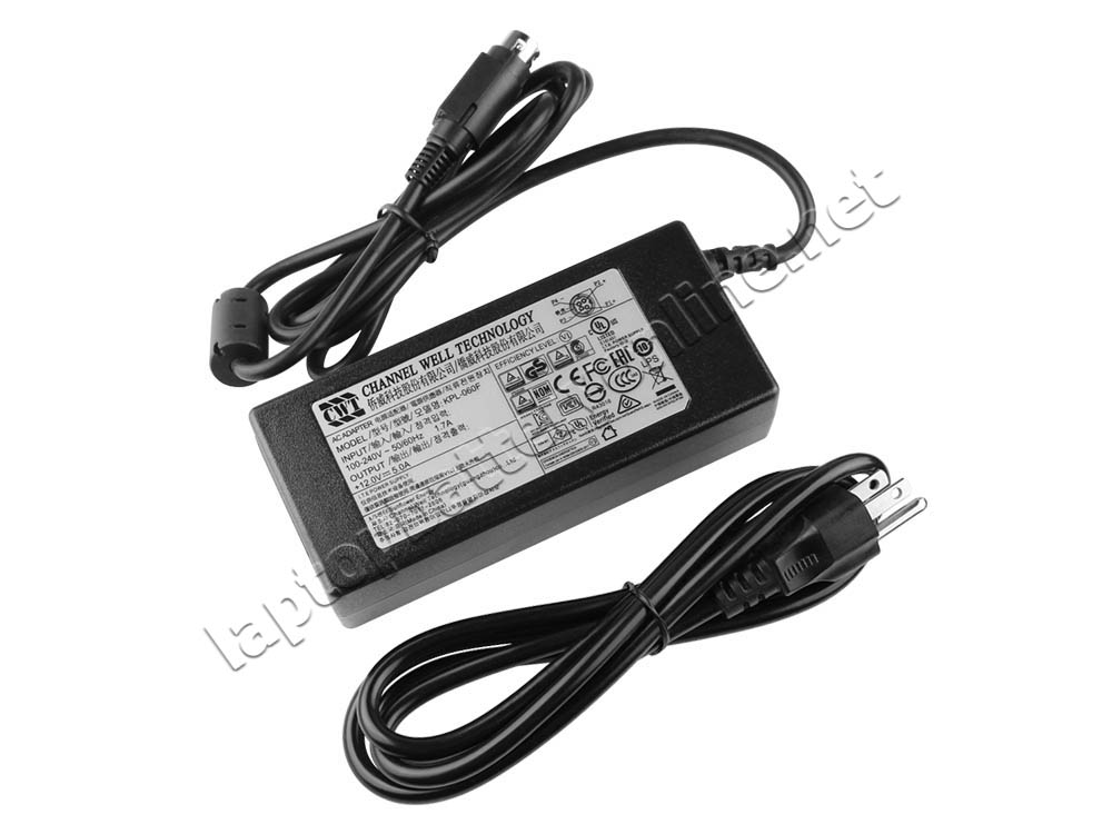 Original 60W CWT KPL-060F AC Adapter Charger + Power Cord