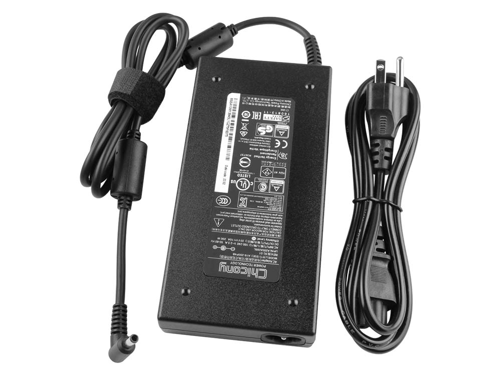 Original 200W Charger MSI Bravo 15 C7VE-084US AC Adapter + Cable