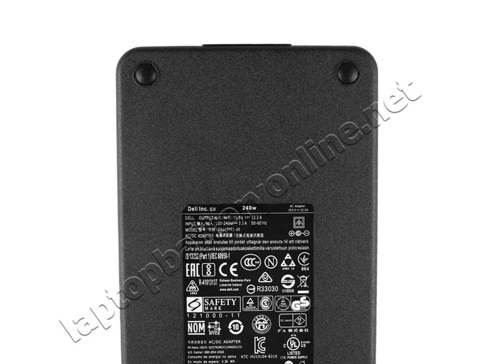 Original 240W Slim Dell Precision M6400 Power Supply Adapter Charger - Click Image to Close