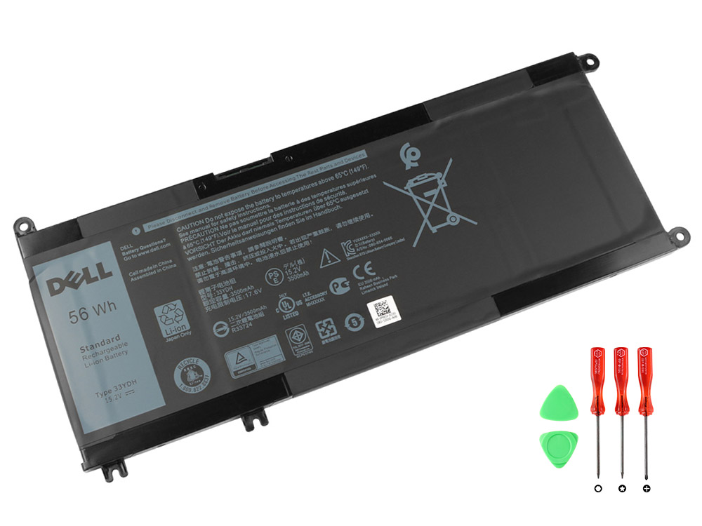 Original 56Wh 4 Cell Dell Inspiron 17 7778 Battery