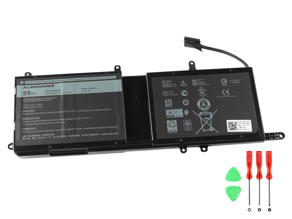 Original 99Wh 6-Cell Dell Alienware 15 R4 P69F002 Battery