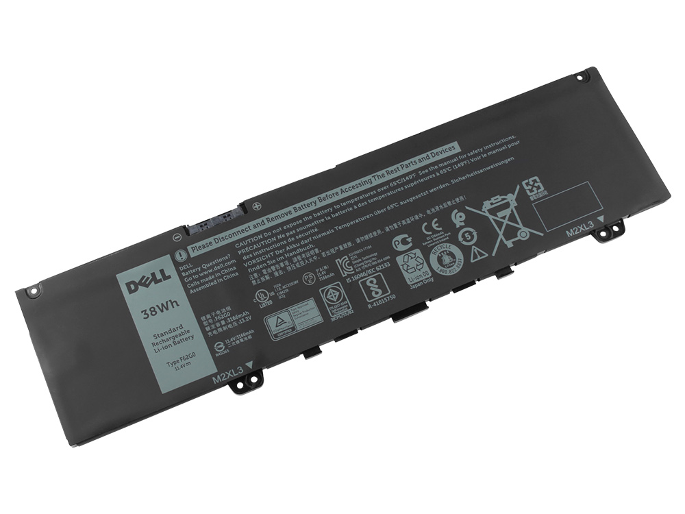 Original 3166mAh 38Wh 3-Cell Dell Inspiron 13 5370 P87G001 Battery