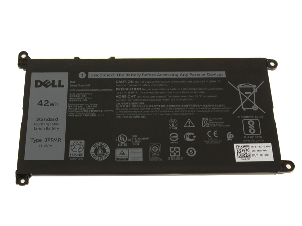 Original 42Wh 3-Cell Dell Chromebook 5190 P28T001 Battery