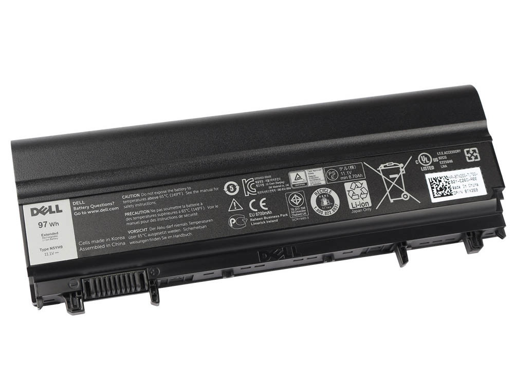 Original 8700mAh 97Wh 9 Cell Dell Latitude E5540 5540-5122 Battery