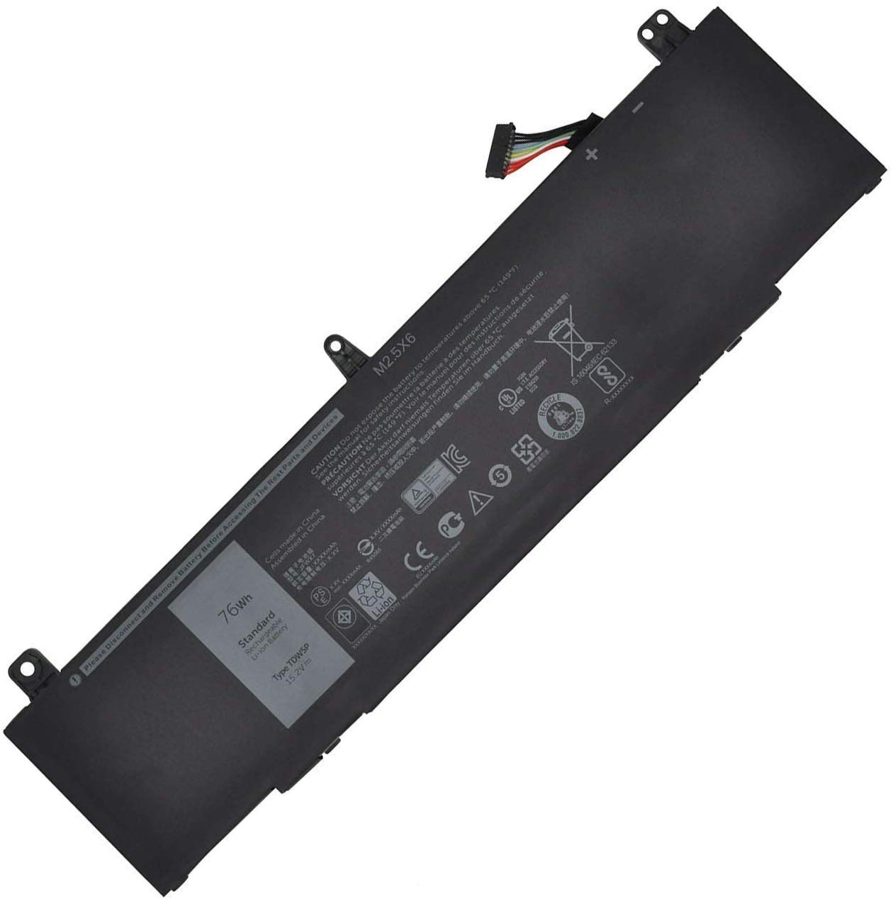 Original Dell Alienware 13 ALW13C-D2506S Battery 76Wh 5000mAh