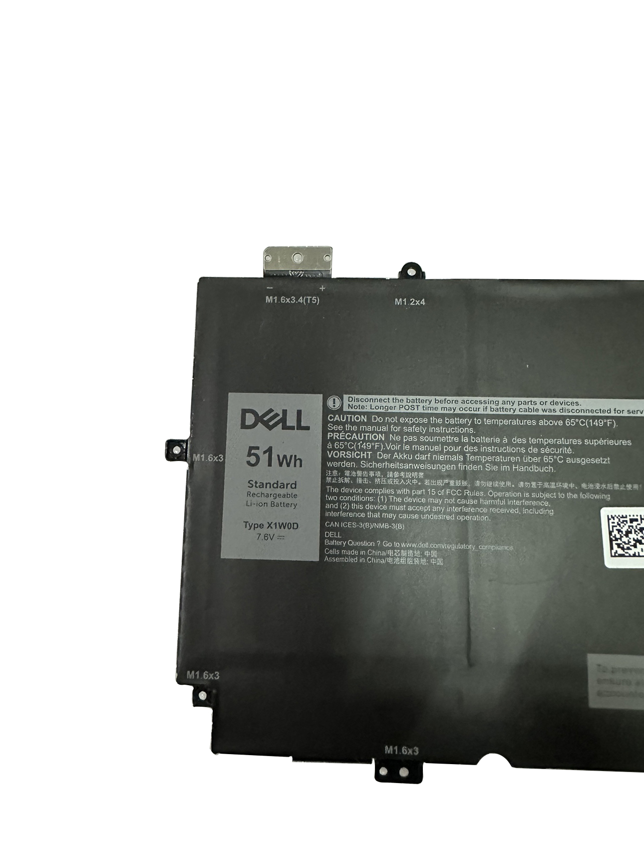 Original Battery Dell XPS 13 9310 2-in-1 6710mAh 51Wh - Click Image to Close