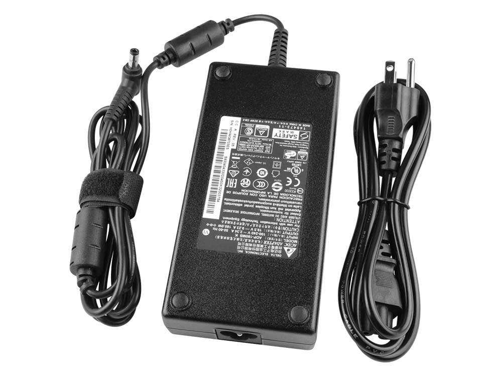 Original 180W Charger MSI GP72MVR 7RFX-498NL AC Adapter + Cable