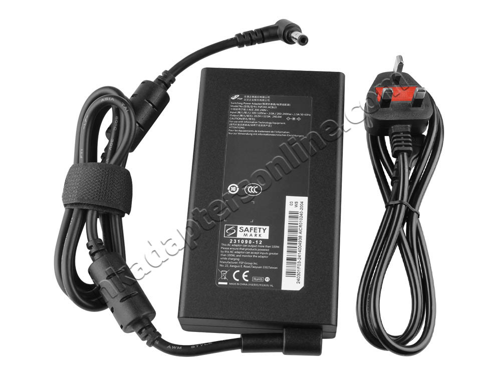 FSP 200145-24 Original AC Adapter Charger 240W + Power Cord