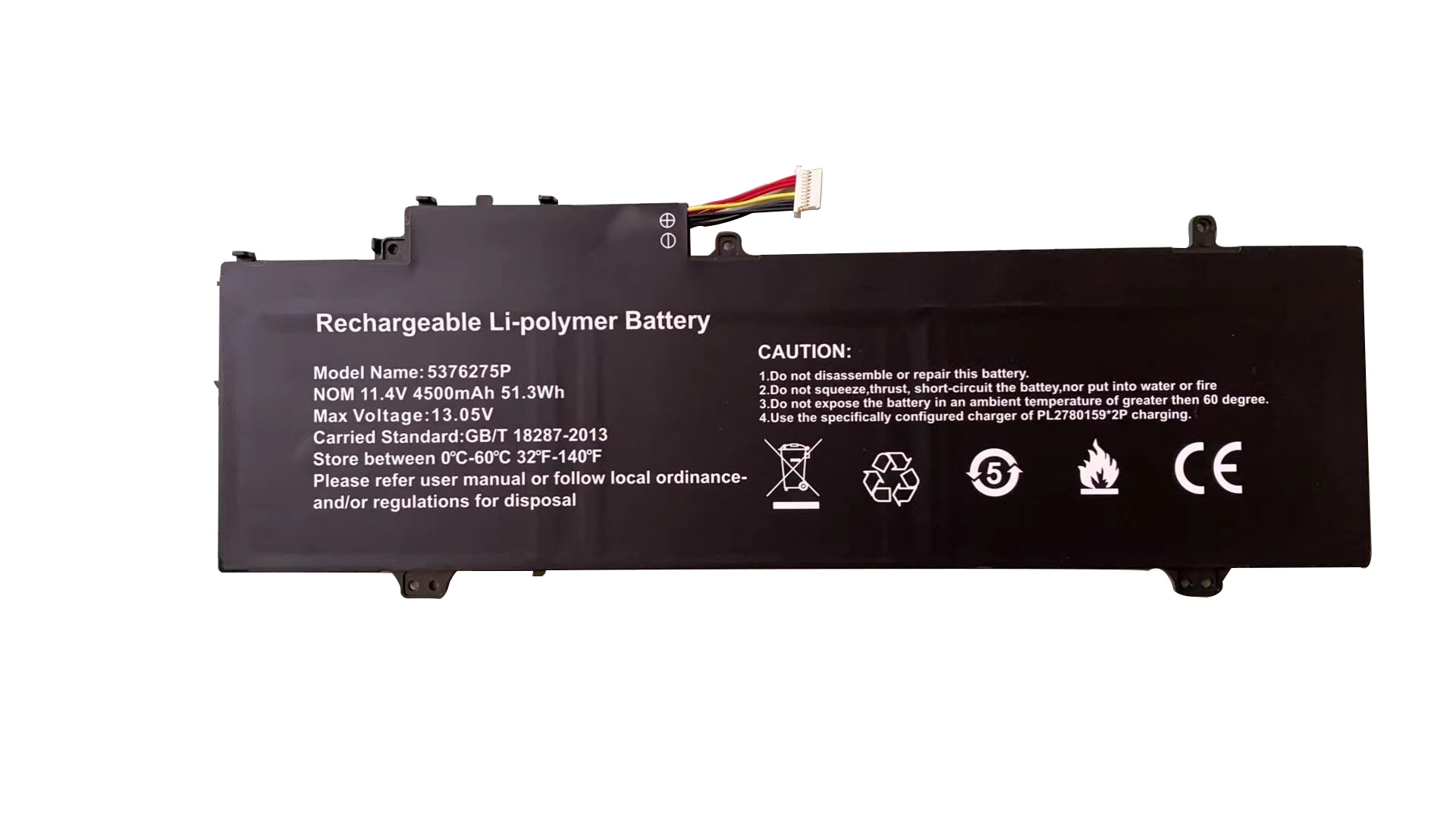 Battery Gateway GWTN141-2BL 4500mAh 51.3Wh