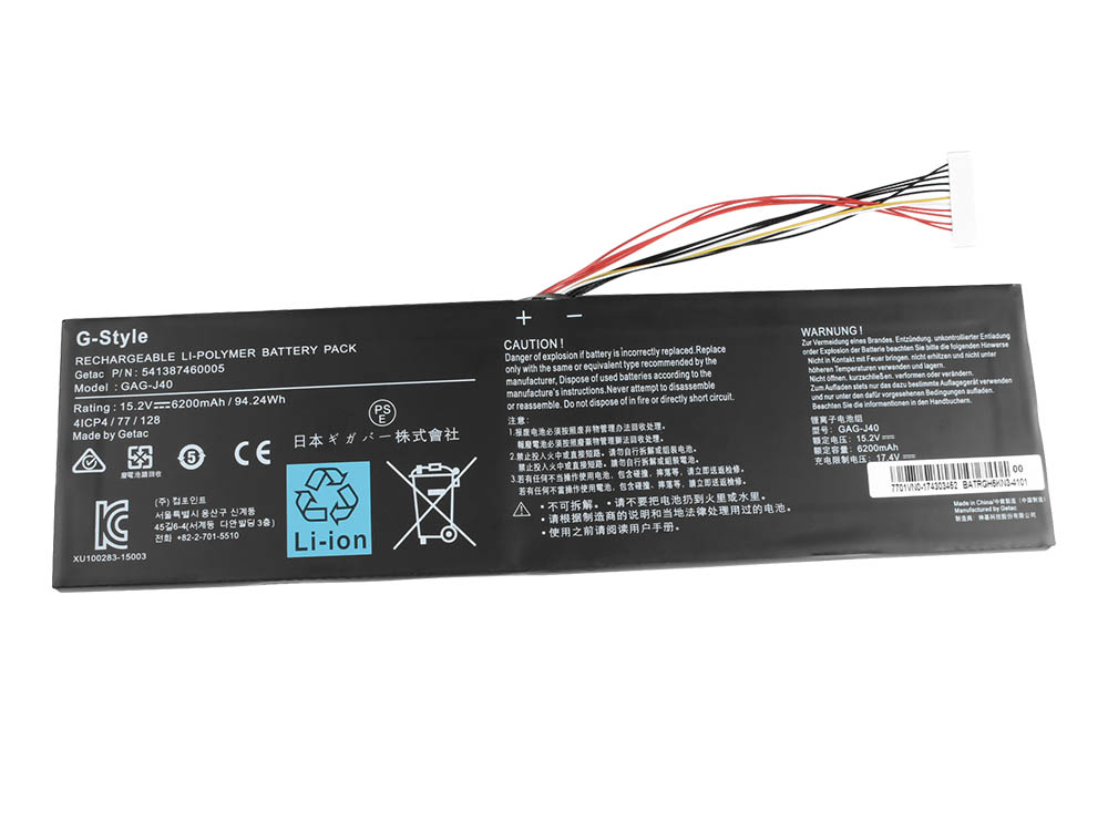 Battery 6200mAh 94.24Wh CameronSino CS-GTR147NB