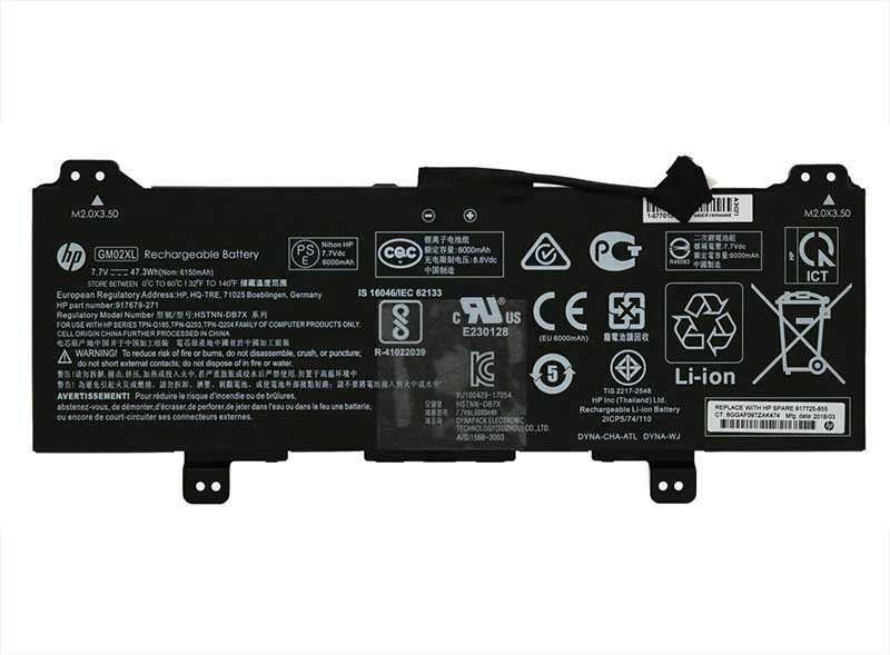 Original HP GM02XL Battery 47.36Wh 6150mAh