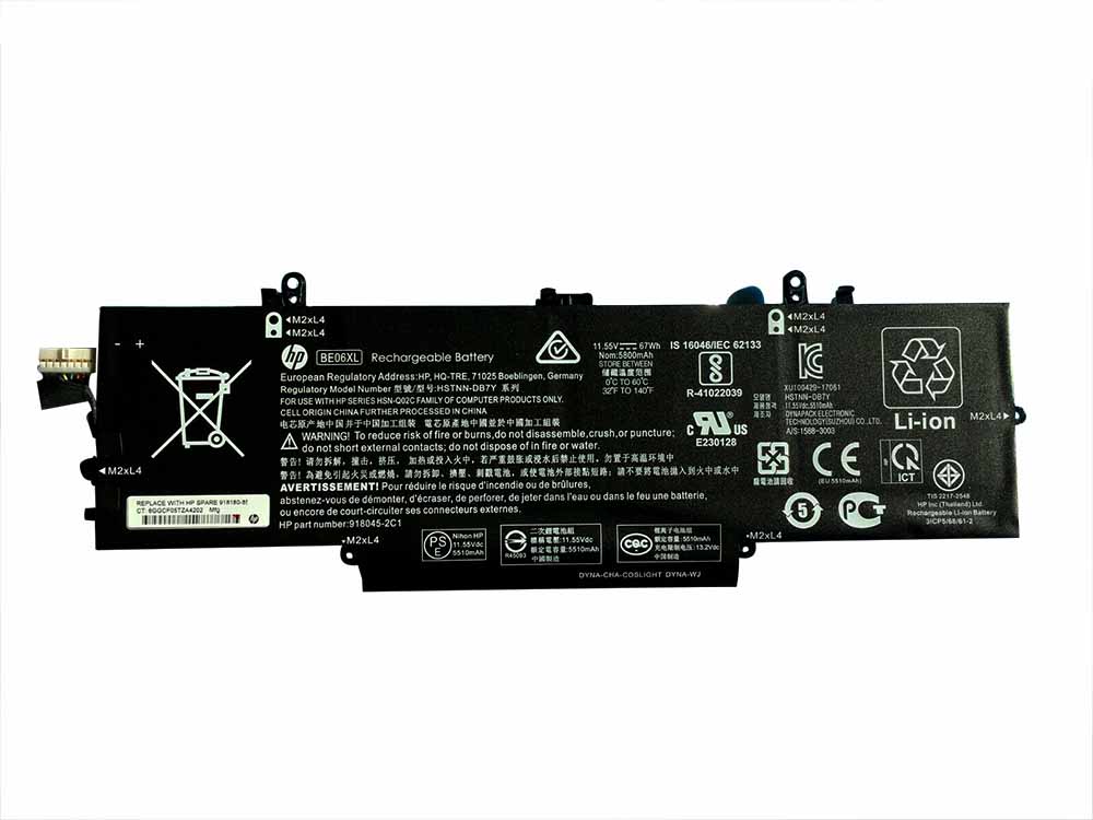 Original HP 918108-855 Battery 67Wh 5800mAh
