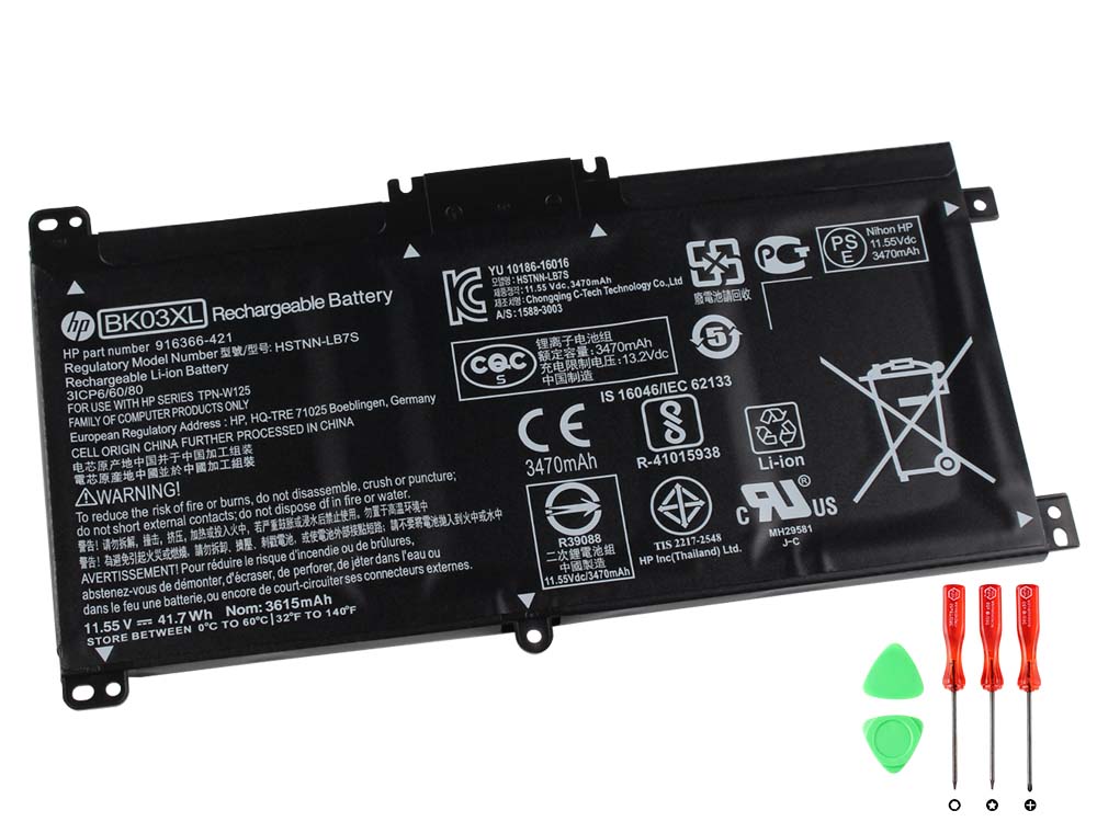 Original Battery HP Pavilion x360 14-ba253cl 41.7Wh