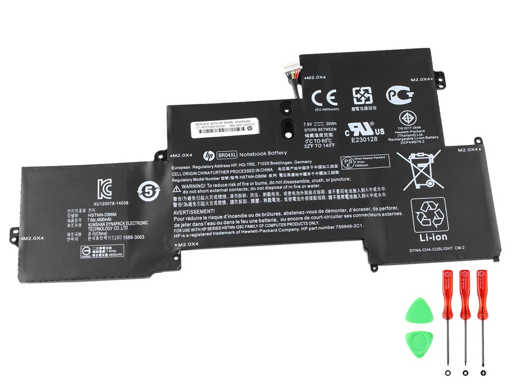 Original HP 759949-2C1 Battery 36Wh 4736mAh