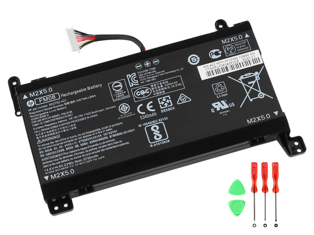 Original 83.22Wh Battery HP Omen 17-an155na 17-an145nf 12Pin