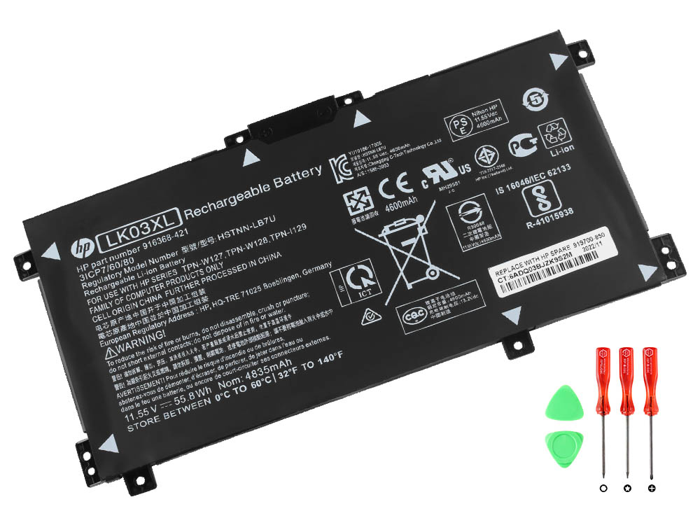 Original HP TPN-1129 Battery 4835mAh 55.8Wh
