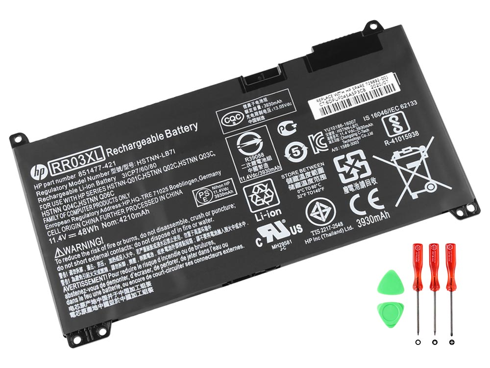Original HP ProBook 430 G4 Battery 48Wh 4000mAh