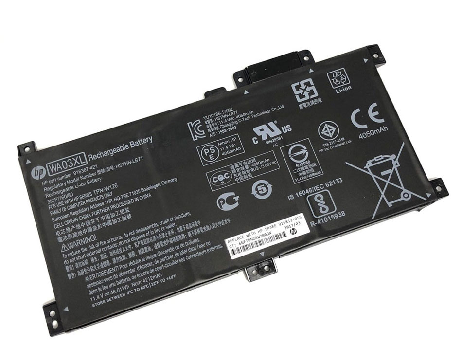 Original 4212mAh 48Wh HP Pavilion x360 15-br004no 15-br068cl Battery
