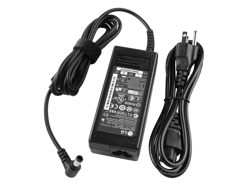 65W LG 21:9 UltraWide Personal TV 29UT55V-PR AC Adapter Charger