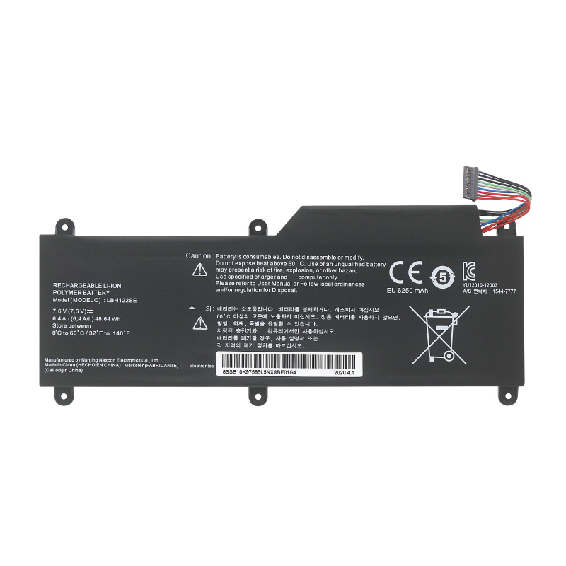 Battery LG U560-R.AFLGB1 6400mAh 48.64Wh