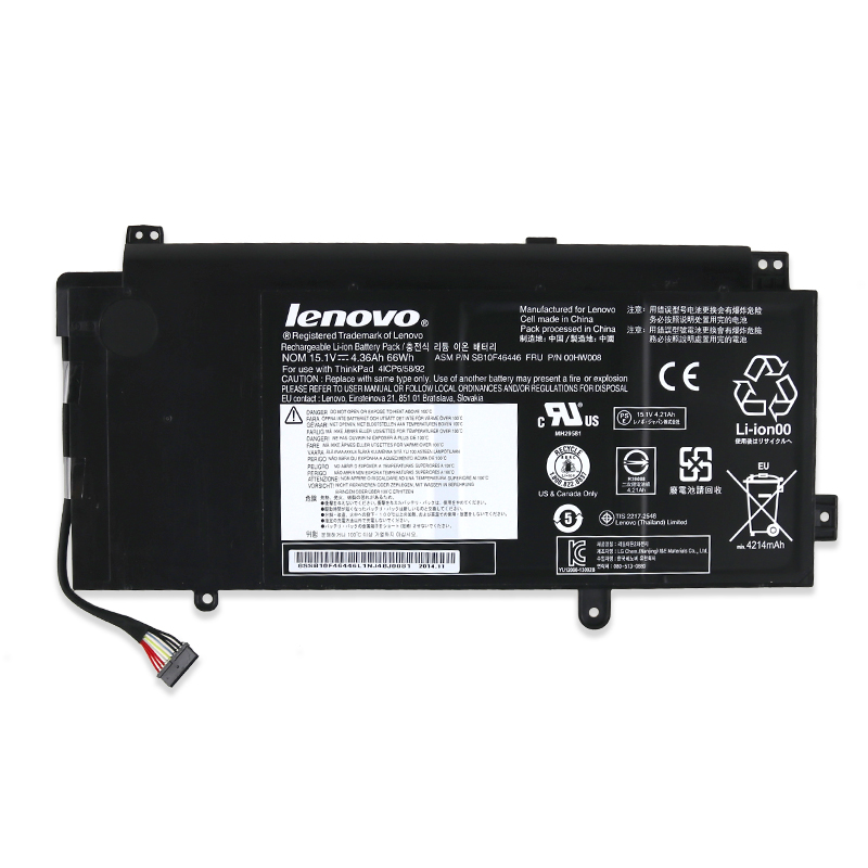 Original Battery Lenovo ThinkPad S5 Yoga 15 Series 4360mAh 66Wh