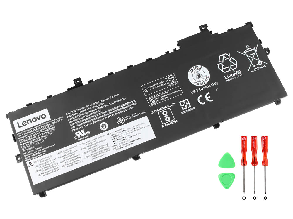 Original Lenovo ThinkPad X1 Carbon 6th Gen 20KH006JEE Battery 57Wh
