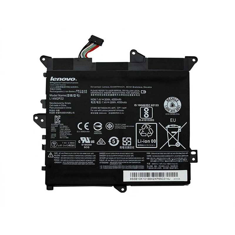Original Lenovo Yoga 300-11IBY 80M0005WGE Battery 30Wh 4050mAh