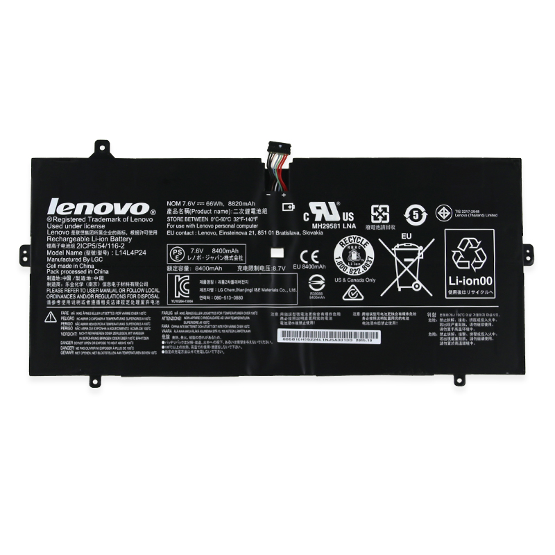 Original Lenovo Yoga 900-13ISK 80MK002NUS Battery 66Wh 8800mAh 4-Cell