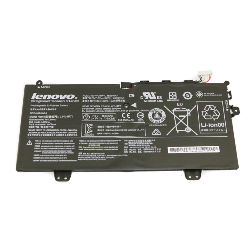 Original Lenovo L14L4P71 Battery 34Whr 4650mAh