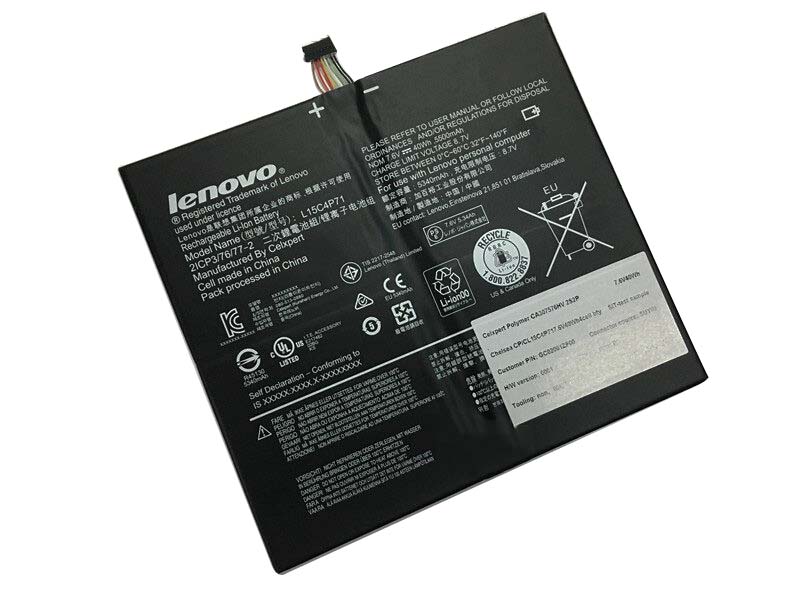 Original Battery Lenovo IdeaPad Miix 710-12IKB Tablet 80W1 5500mAh 40Wh