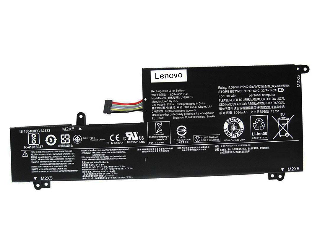 Original Lenovo Yoga 720-15IKB Battery 72Wh 6064mAh