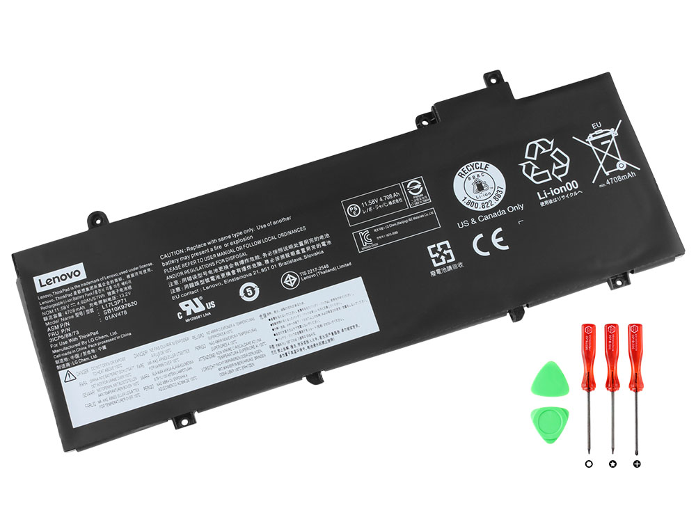 Original Battery Lenovo ThinkPad T480s 20L7S2450C 4920mAh 57Wh