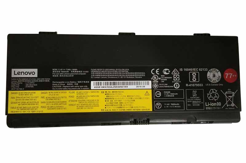Original Lenovo ASM SB10H45078 Battery 90Wh 7900mAh