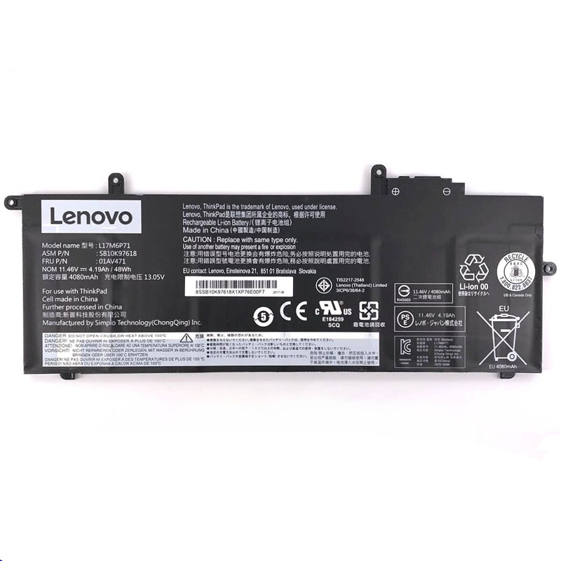 Original Battery Lenovo ThinkPad A285 20MX 4190mAh 48Wh