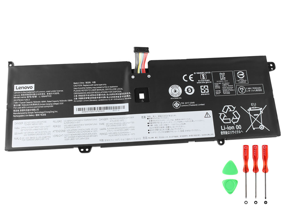Original Battery Lenovo Yoga C940-14IIL 81Q9000KAU 7820mAh 60Wh 12Lines