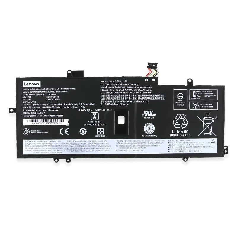 Original Battery Lenovo Thinkpad Carbon X1-7th generation 3312mAh 51Wh