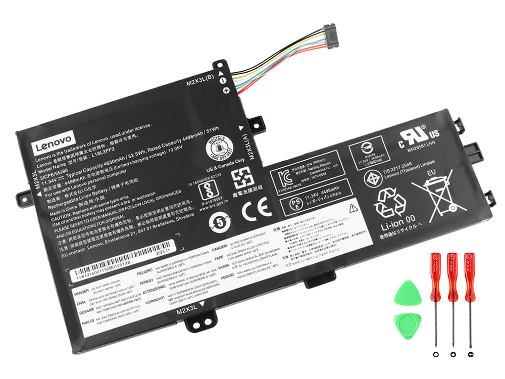 Original 4610mAh 52.5Wh Battery Lenovo ideapad S340-15API