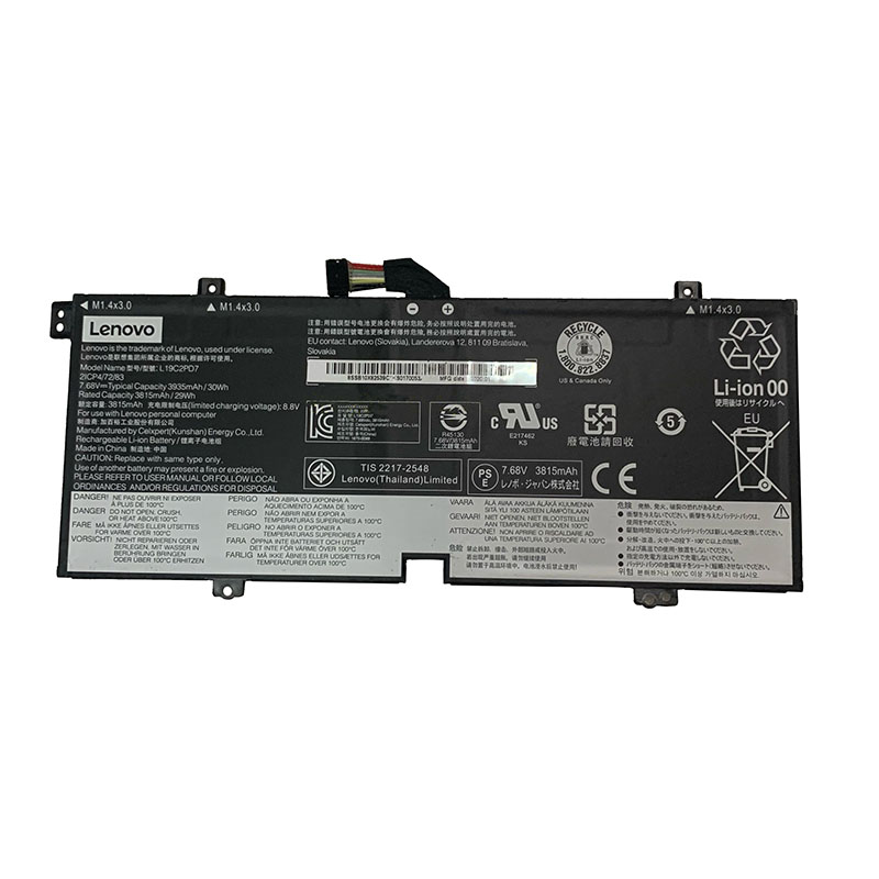 Original Battery Lenovo SB10X82539 SB10X82538 3935mAh 30Wh