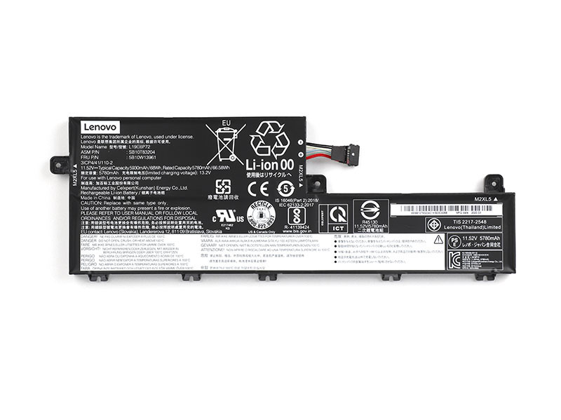Original Battery Lenovo ThinkPad T15p Gen 1 20TN Series 5887mAh 68Wh