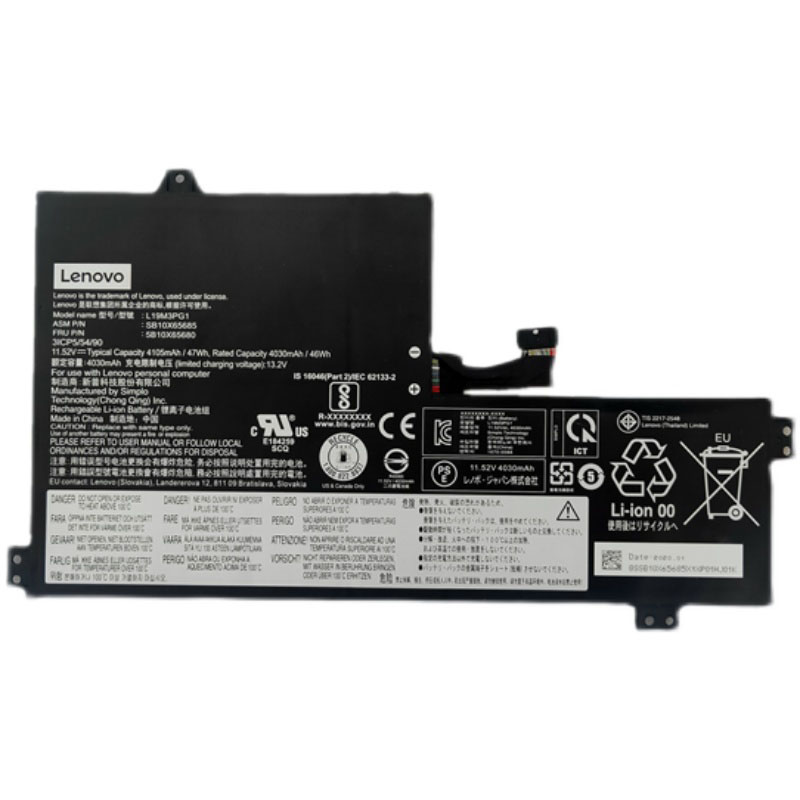 Original Battery Lenovo 300e Chromebook 2nd Gen AST 82CE000FUS 4105mAh 47Wh